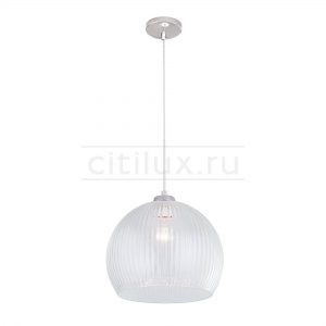  Подвесной светильник Меридиан Прозр+Хром CL946300 Citilux