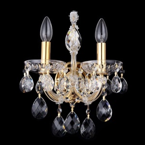  Бра Crystal Lux Isabel AP2 Gold/Transparent 2080/402