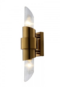 Бра Crystal Lux Justo AP2 Brass 2132/402