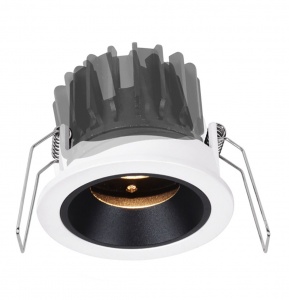  Светильник потолочный светодиодный встраиваемый серия FA Черно-белы 10.4Вт IP20 Теплый белый (3000К)  003547