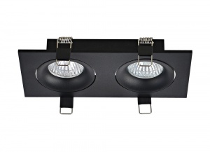  Встраиваемый поворотный светильник Donolux DL18412/02TSQ Black