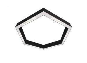 Накладной светодиодный светильник Donolux Eye-Hex Черный 36W 3000K DL18515С111B36.48.700WW