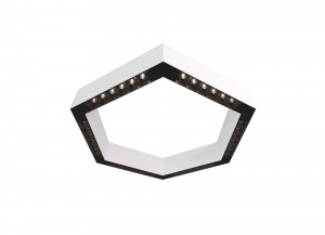 Накладной светодиодный светильник Donolux Eye-Hex Белый 36W 3000K DL18515С111W36.34.500BB