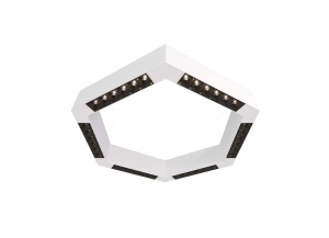 Накладной светодиодный светильник Donolux Eye-Hex Белый 36W 3000K DL18515С111W36.34.500BW