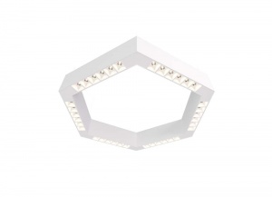 Накладной светодиодный светильник Donolux Eye-Hex Белый 36W 3000K DL18515С111W36.34.500WW