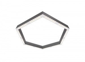 Накладной светодиодный светильник Donolux Eye-Hex Алюминий 72W 3000K DL18515С111А72.34.900WW