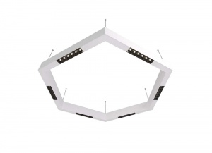 Подвесной светодиодный светильник Donolux Eye-Hex Белый 36W 3000K DL18515S111W36.34.900BW