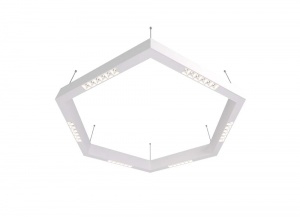 Подвесной светодиодный светильник Donolux Eye-Hex Белый 36W 3000K DL18515S111W36.34.900WW