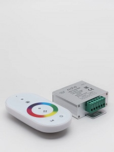  RGB контроллер с кольцевым сенсорным белым радиопультом RFC24WESB 12V/24V 24A