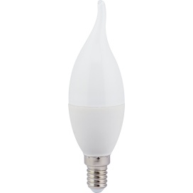 Светодиодная лампа Ecola candle   LED Premium  7W 220V E14 2700K свеча на ветру композит 130x37 C4SW70ELC