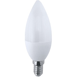 Светодиодная лампа Ecola candle   LED Premium  7W 220V E14 6000K свеча композит 105x37 C4RD70ELC