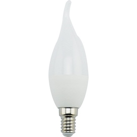 Светодиодная лампа Ecola candle   LED Premium  9W 220V E14 2700K свеча на ветру композит 129x37 C4PW90ELC