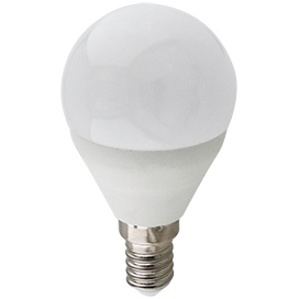 Светодиодная лампа Ecola globe   LED Premium 10W G45  220V E14 6000K шар композит 82x45 K4QD10ELC