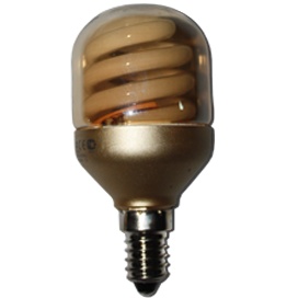 Светодиодная лампа Ecola cylinder 10W DEP/T45 220V E14 золотистый цилиндр  78х45 B4GW10ECG