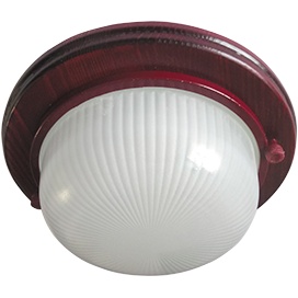 Уличный светильник Ecola GX53 LED НБО-03-60-031 Вишня TP53R3ECA