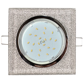 Встраиваемый светильник Ecola GX53 H4 5311 Хром-серебряный блеск FS53SNECH