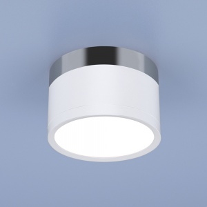  Накладной потолочный светодиодный светильник DLR029 10W 4200K белый матовый/хром Elektrostandard