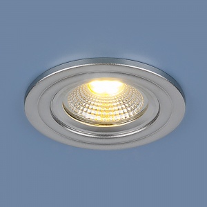  Встраиваемый потолочный LED светильник 9902 LED 3W COB SL серебро Elektrostandard