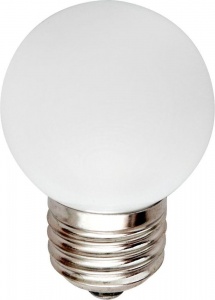  Светодиодная лампа LB-37 E27 1W 6400K 230V 360° G45 шар 25115 Feron
