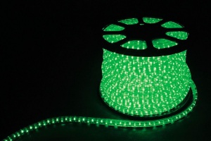 Дюралайт Feron LED-R2W 2-х жильный зеленый 1.44Вт/м 36LED/м 100м 220V 26063