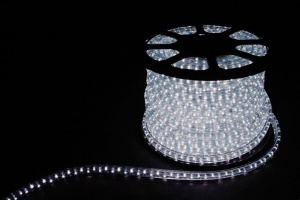 Дюралайт Feron LED-R2W 2-х жильный белый 7000К 1.44Вт/м 36LED/м 100м 220V 26064