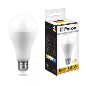  Лампа светодиодная Feron 25790 LB-100 Шар E27 25W 2700K 