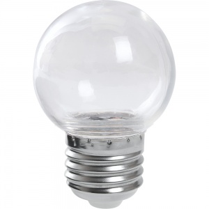 Светодиодная лампа Feron LB-37 Шарик прозрачный E27 1W 2700K 38119