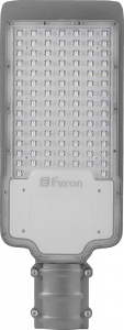 Светодиодный уличный консольный светильник Feron SP2923 80W 6400K серый 32215