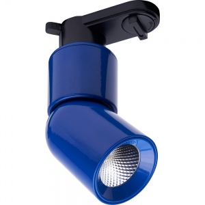 Трековый светодиодный светильник однофазный Feron AL114 10W 4000K голубой 41011