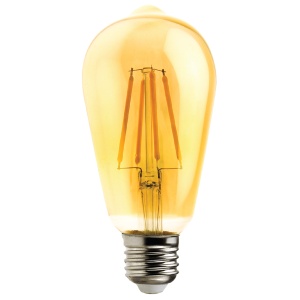 Светодиодная лампа Foton FL-LED Vintage ST64 10W E27 2200К 220V 1000Лм 64*140 мм 609199