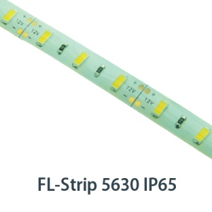 Светодиодная лента Foton FL-Strip 5630-SW 60-WW 3000K 18W/m DC-12V IP65 10*5000mm 2400lm/m 607430