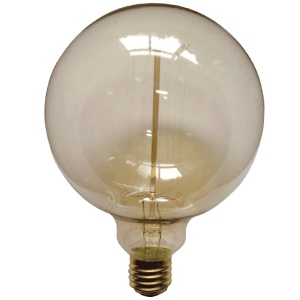Винтажная лампа Foton FL-Vintage G125 60W E27 220В 125*178мм ретролампа накаливания шар 605887