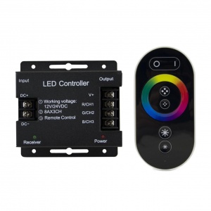  RGB контроллер для светодиодной ленты  288/576W 12-24V DC IP20 201113288 Gauss