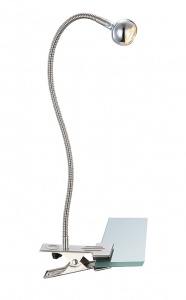  Светодиодная настольная лампа на прищепке Serpent 24109K Globo