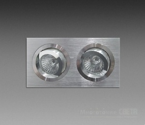 Светильник встраиваемый Italline SAG203-4 silver/silver