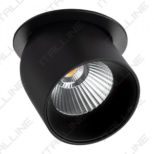 Встраиваемый светодиодный светильник Italline Bud 8W 3000K DL 3142 black
