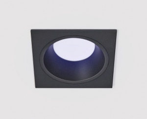 Встраиваемый светодиодный светильник Italline 10W IT08-8013 black 4000K + IT08-8014 black