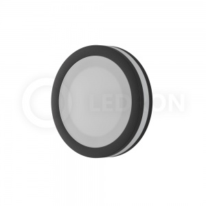 Встраиваемый светодиодный светильник LeDron LIP0906-5W-Y Black 3000K