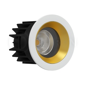 Встраиваемый светодиодный светильник LeDron 9.2W 3000K Fast Top Mini White-Gold
