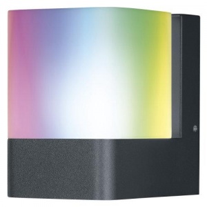 Уличный настенный светодиодный светильник Ledvance Smart Outd Wi-Fi Cube Wall RGBW 9.5W 3000K DG 4058075478114
