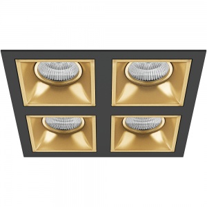 Встраиваемый светильник Lightstar Domino Quadro MR16 D54703030303