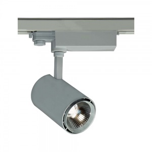 Трековый светодиодный светильник Luxeon Wesen LED 30W 3000K 28 deg silver 12083