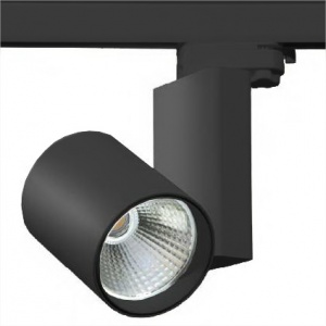 Трековый светодиодный светильник трехфазный Luxeon Gliese LED 30W 2700K 36 deg black
