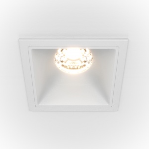 Встраиваемый светодиодный светильник Maytoni Alfa LED 10W 3000K DL043-01-10W3K-SQ-W
