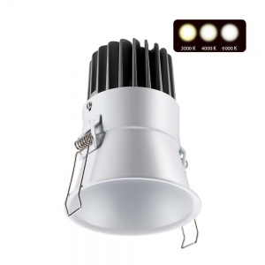 Встраиваемый светодиодный светильник Novotech Lang 18W 3000-4000-6000K 358910