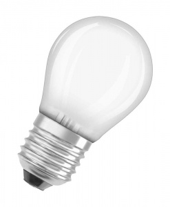 Светодиодная филаментная лампа Osram FIL PCL P25 2,5W/827 230V FR   E27  250lm  FS1 шарик 4058075288027