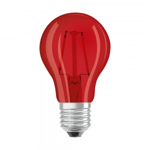 Светодиодная лампа Osram LED STAR CL A15 2.5W/510 230V Красный E27 6X1 4058075433946