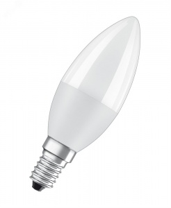 Светодиодная лампа Osram LV CLB 60   7SW/840 220-240V FR  E14 560lm  200° 25000h свеча 4058075578944