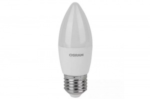 Светодиодная лампа Osram LV CLB 60   7SW/865 220-240V FR  E27 560lm  200° 25000h свеча 4058075579507