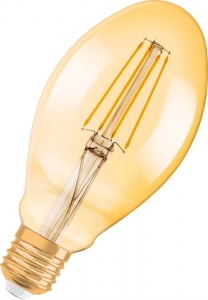Светодиодная лампа Osram 1906  LEDOVAL  4W/824  230V FIL GOLD E27 овал винтаж 4058075091979